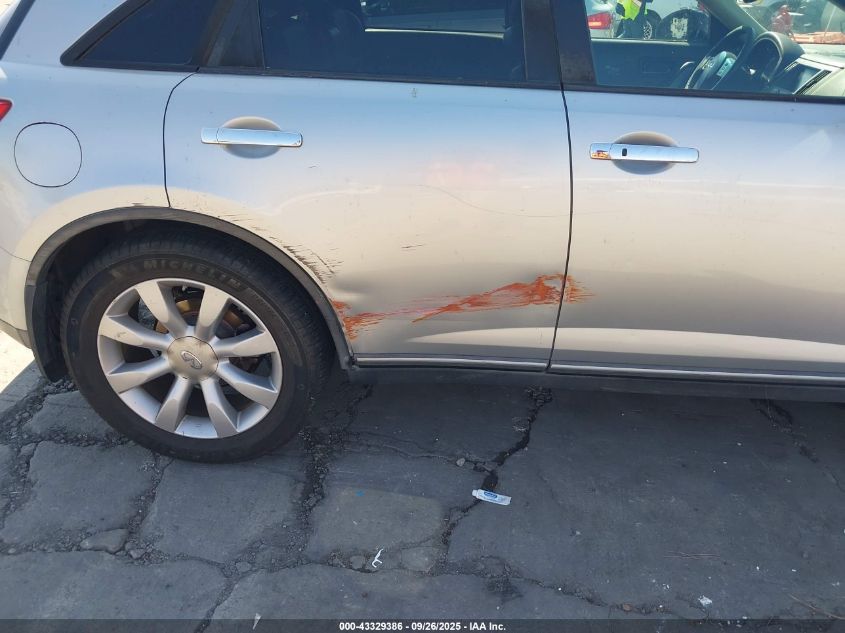 2003 Infiniti Fx45 VIN: JNRBS08W43X402983 Lot: 43329386