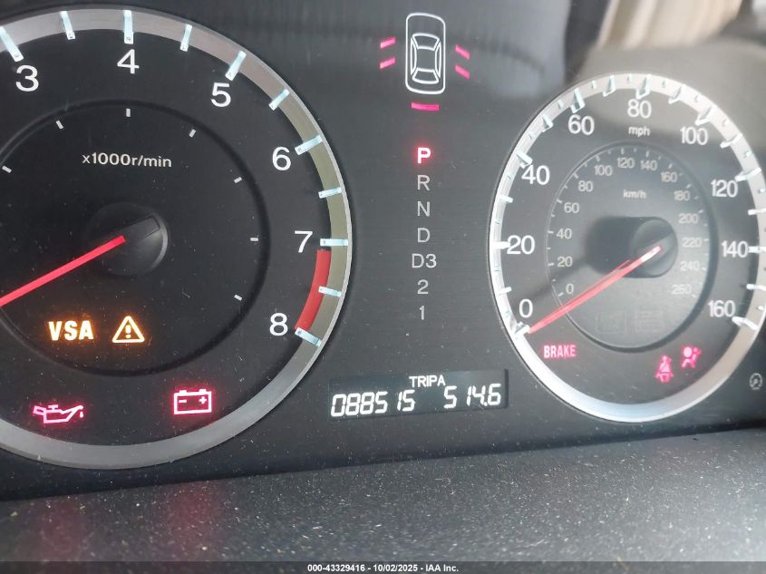 2009 Honda Accord 2.4 Ex-L VIN: 1HGCP26819A110985 Lot: 43329416