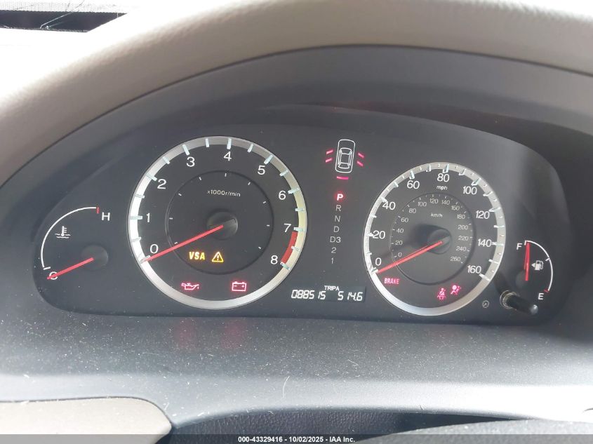 2009 Honda Accord 2.4 Ex-L VIN: 1HGCP26819A110985 Lot: 43329416