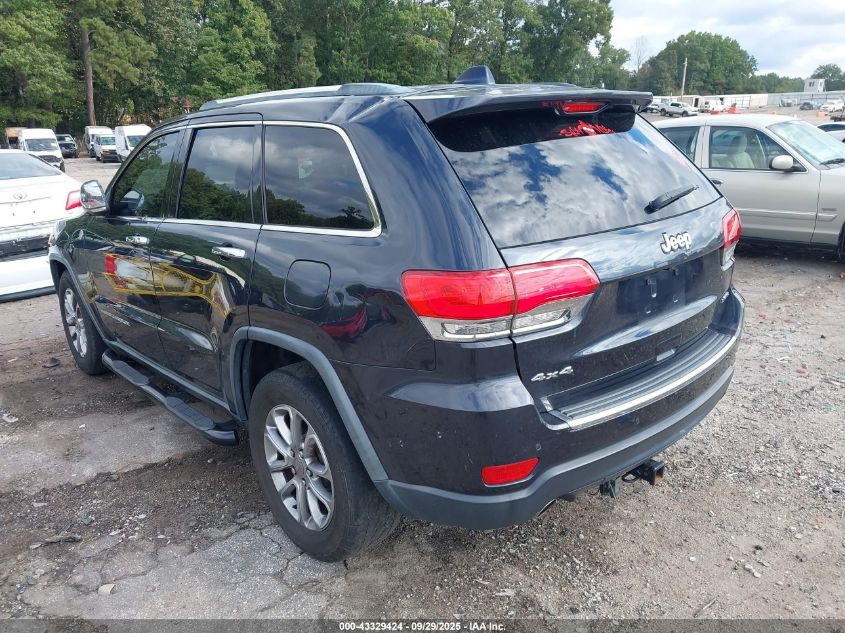 2014 Jeep Grand Cherokee Limited VIN: 1C4RJFBG2EC309556 Lot: 43329424