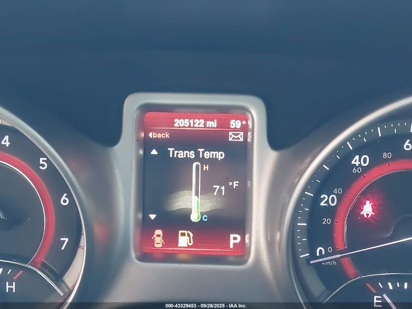 2015 Dodge Journey Sxt VIN: 3C4PDCBG7FT595388 Lot: 43329453