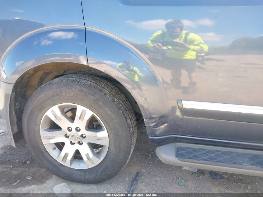 2008 Nissan Pathfinder Le VIN: 5N1AR18U48C618709 Lot: 43329486