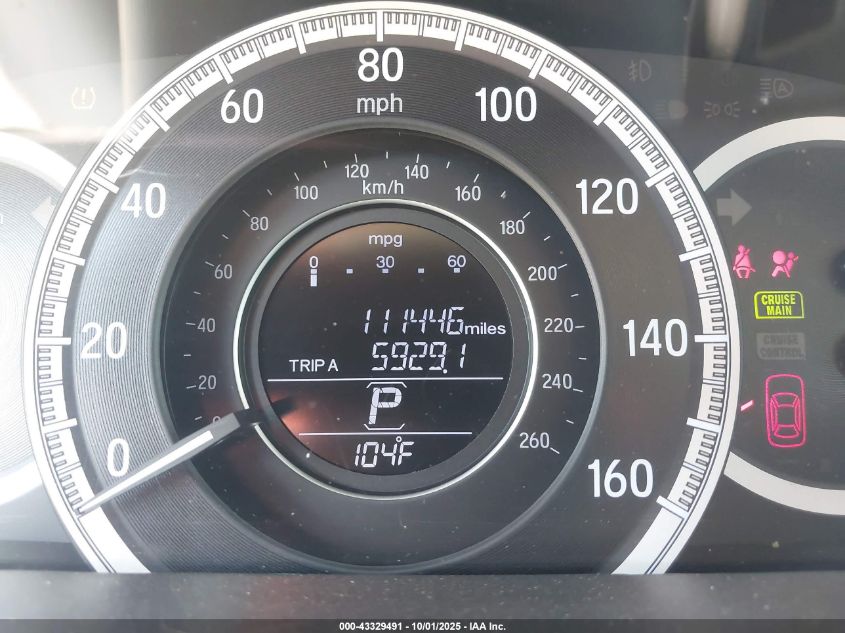 2016 Honda Accord Lx VIN: 1HGCR2F30GA069907 Lot: 43329491