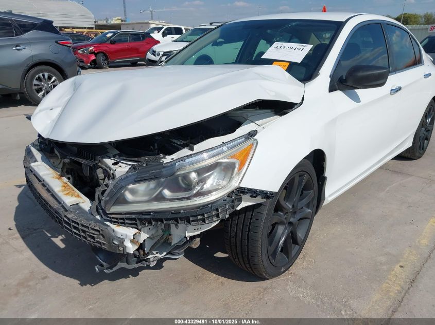 2016 Honda Accord Lx VIN: 1HGCR2F30GA069907 Lot: 43329491