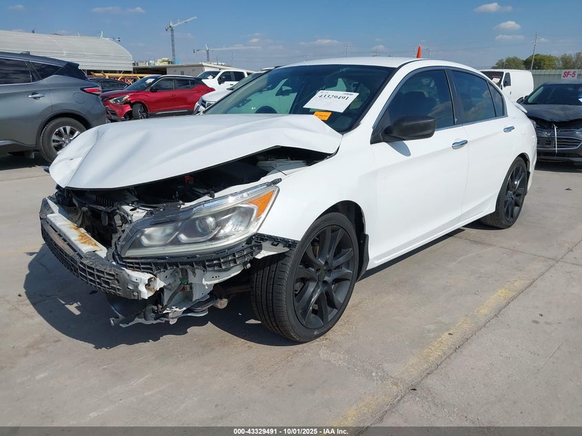 Vin: 1hgcr2f30ga069907, lot: 43824200, honda accord lx 20162