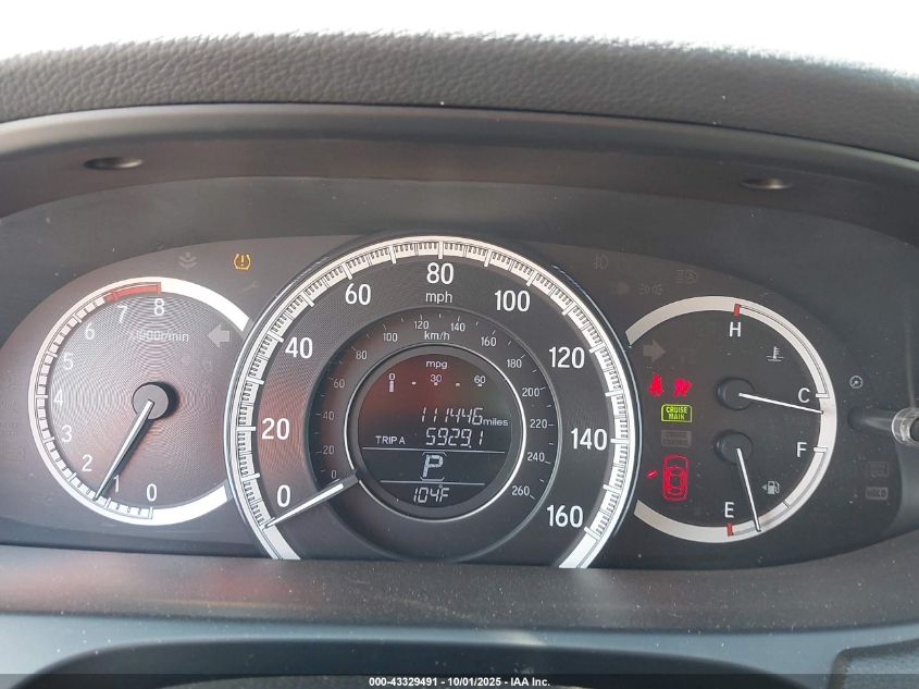 2016 Honda Accord Lx VIN: 1HGCR2F30GA069907 Lot: 43329491