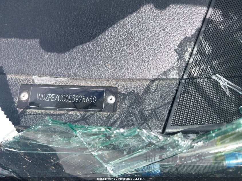 2014 Mercedes-Benz Sprinter 2500 Normal Roof VIN: WDZPE7CC0E5928660 Lot: 43329512