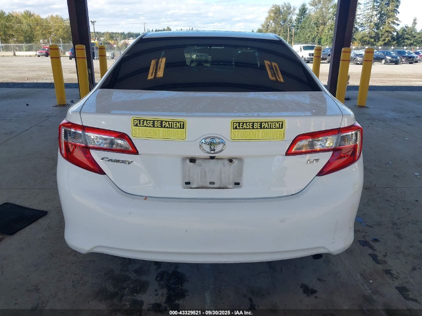 2013 Toyota Camry Le VIN: 4T1BF1FK8DU300028 Lot: 43329521
