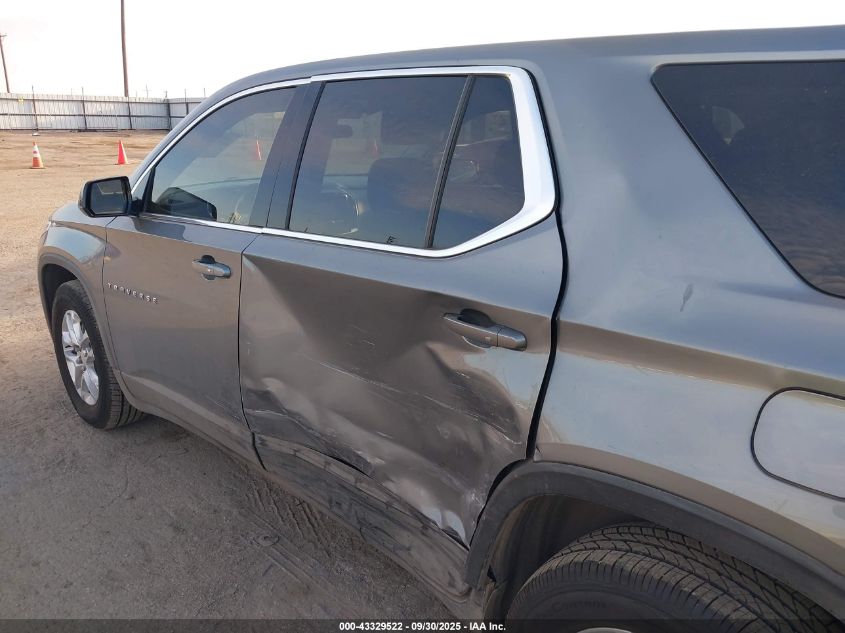 2020 Chevrolet Traverse Fwd Ls VIN: 1GNERFKWXLJ313305 Lot: 43329522