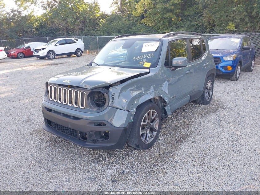 2017 JEEP RENEGADE LATITUDE FWD ZACCJABB6HPF24354