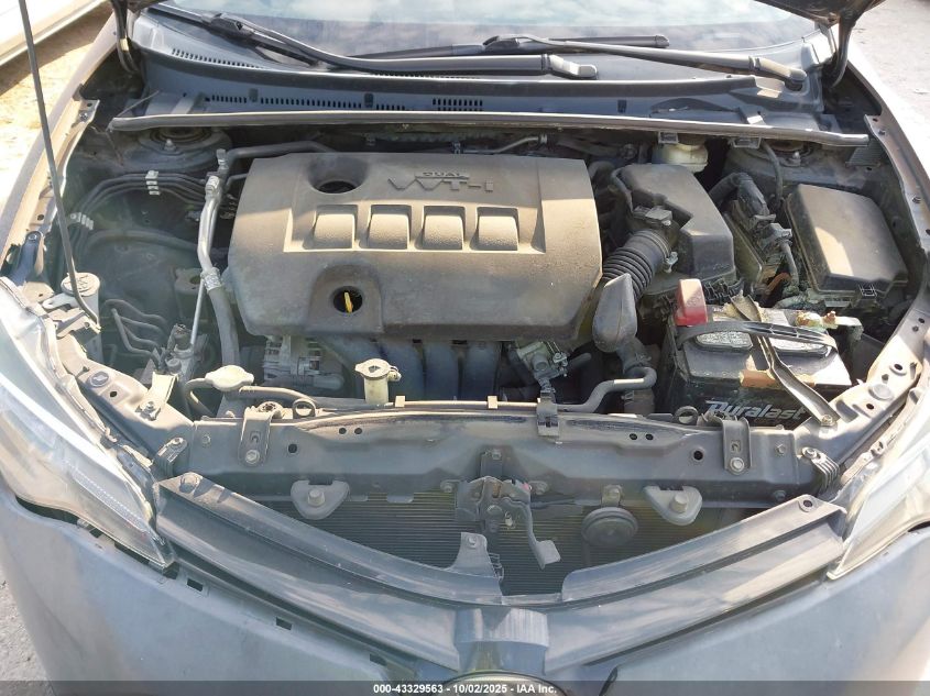 2017 Toyota Corolla Le VIN: 5YFBURHE5HP638392 Lot: 43329563