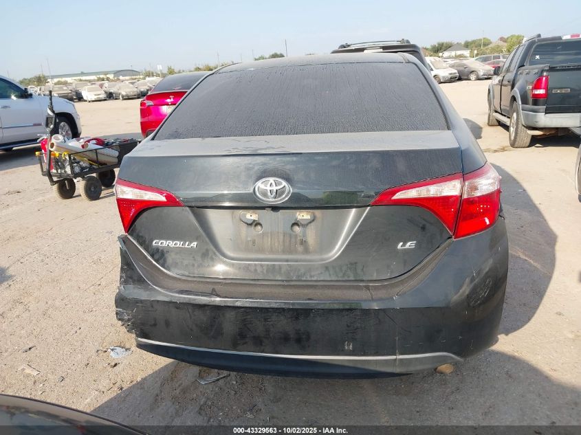 2017 Toyota Corolla Le VIN: 5YFBURHE5HP638392 Lot: 43329563