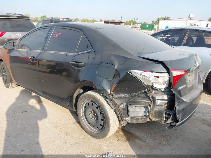 2017 Toyota Corolla Le VIN: 5YFBURHE5HP638392 Lot: 43329563