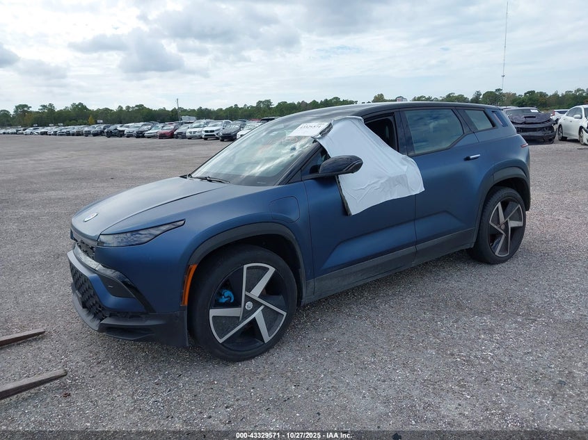 Vin: vcf1zbu21pg004237, lot: 43824280, fisker ocean one 20232