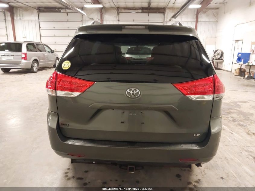 2013 Toyota Sienna Le V6 8 Passenger VIN: 5TDKK3DC4DS382349 Lot: 43329574