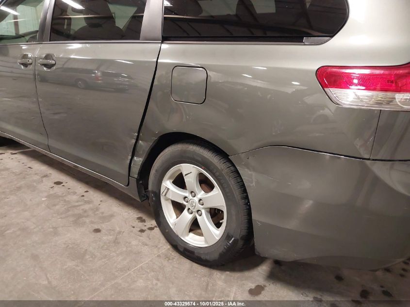 2013 Toyota Sienna Le V6 8 Passenger VIN: 5TDKK3DC4DS382349 Lot: 43329574