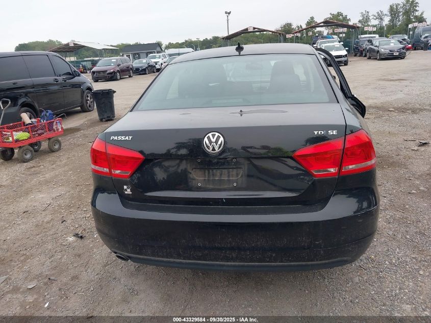 2015 Volkswagen Passat 2.0L Tdi Se VIN: 1VWBV7A32FC072687 Lot: 43329584