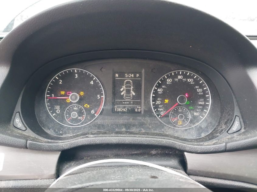 2015 Volkswagen Passat 2.0L Tdi Se VIN: 1VWBV7A32FC072687 Lot: 43329584