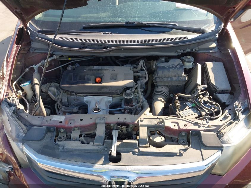 2012 Honda Civic Lx VIN: 19XFB2F56CE056779 Lot: 43329599