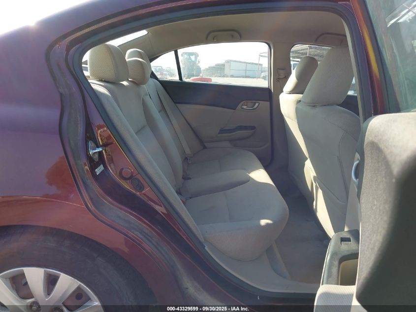 2012 Honda Civic Lx VIN: 19XFB2F56CE056779 Lot: 43329599