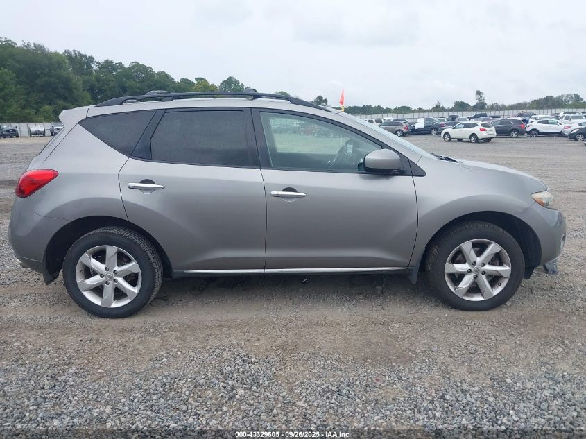 2009 Nissan Murano Sl VIN: JN8AZ18UX9W002103 Lot: 43329605