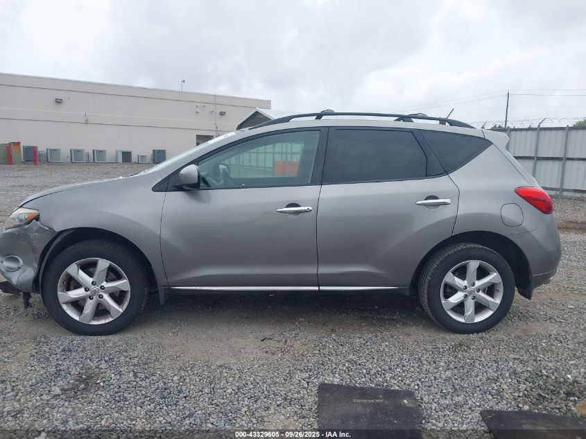 2009 Nissan Murano Sl VIN: JN8AZ18UX9W002103 Lot: 43329605