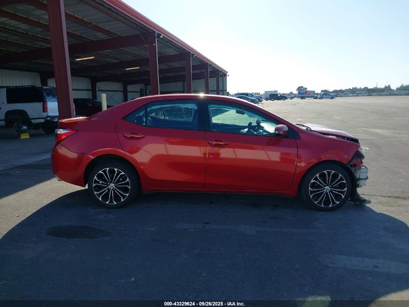 2014 Toyota Corolla S Plus VIN: 5YFBURHE3EP137870 Lot: 43329624