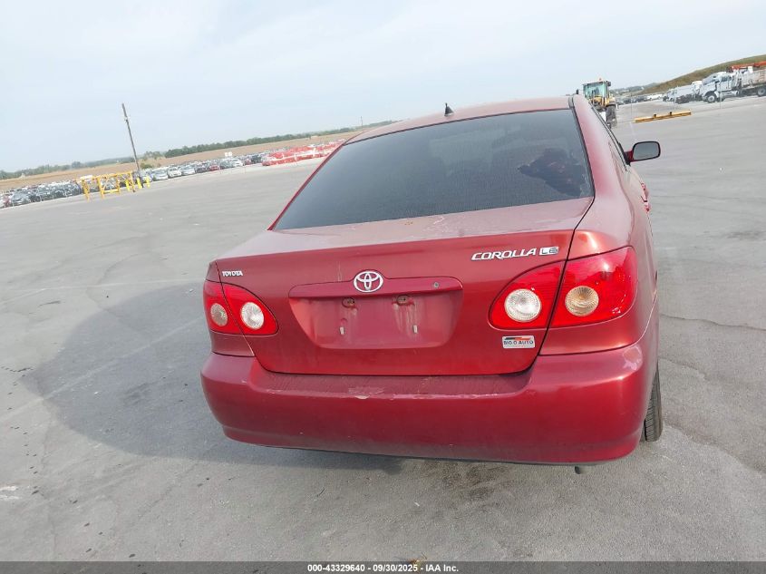 2005 Toyota Corolla Le VIN: 1NXBR32E75Z471566 Lot: 43329640