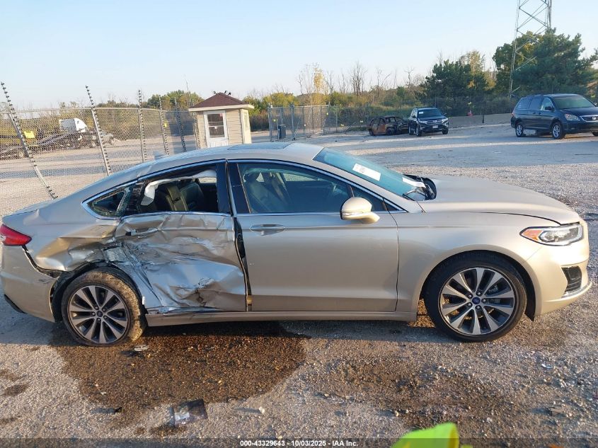 2019 Ford Fusion Sel VIN: 3FA6P0E99KR100216 Lot: 43329643
