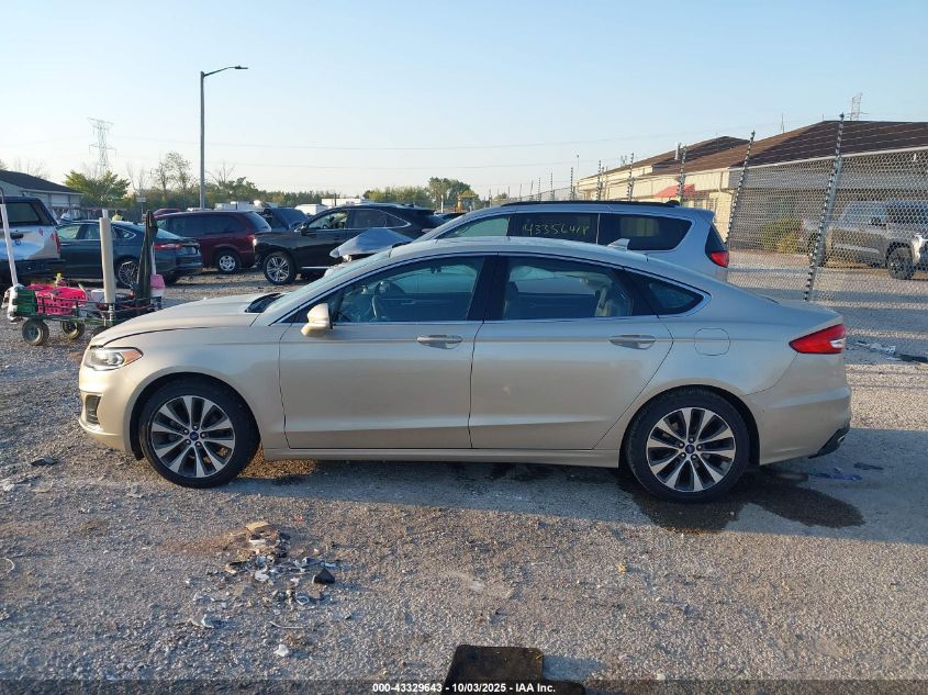 2019 Ford Fusion Sel VIN: 3FA6P0E99KR100216 Lot: 43329643