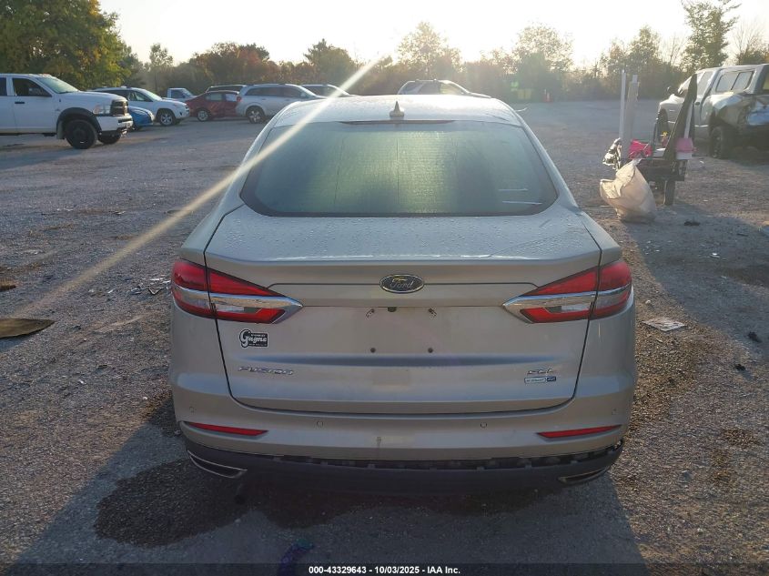 2019 Ford Fusion Sel VIN: 3FA6P0E99KR100216 Lot: 43329643