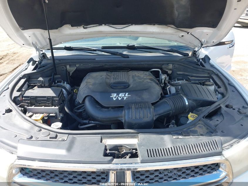 2013 Dodge Durango Crew VIN: 1C4RDHDG6DC650988 Lot: 43329730