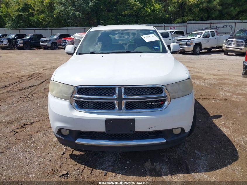 2013 Dodge Durango Crew VIN: 1C4RDHDG6DC650988 Lot: 43329730