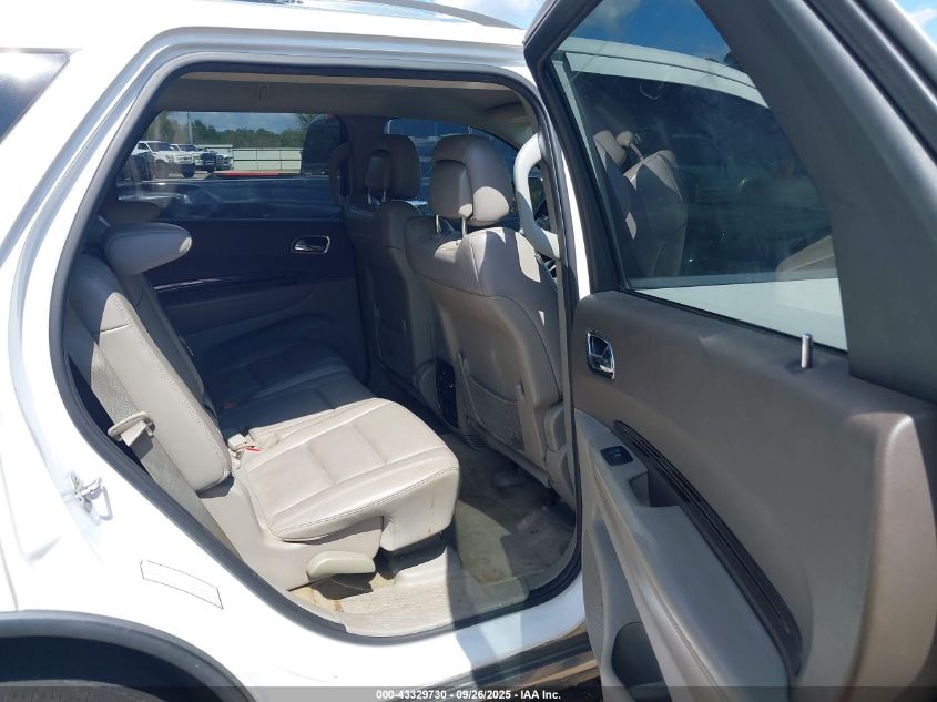 2013 Dodge Durango Crew VIN: 1C4RDHDG6DC650988 Lot: 43329730