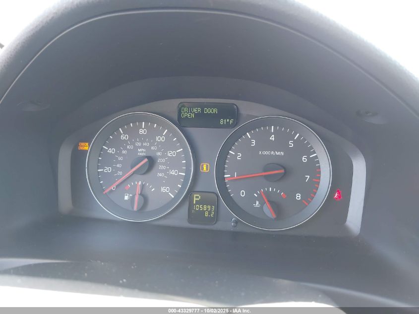 2008 Volvo S40 2.4I VIN: YV1MS390482365145 Lot: 43329777