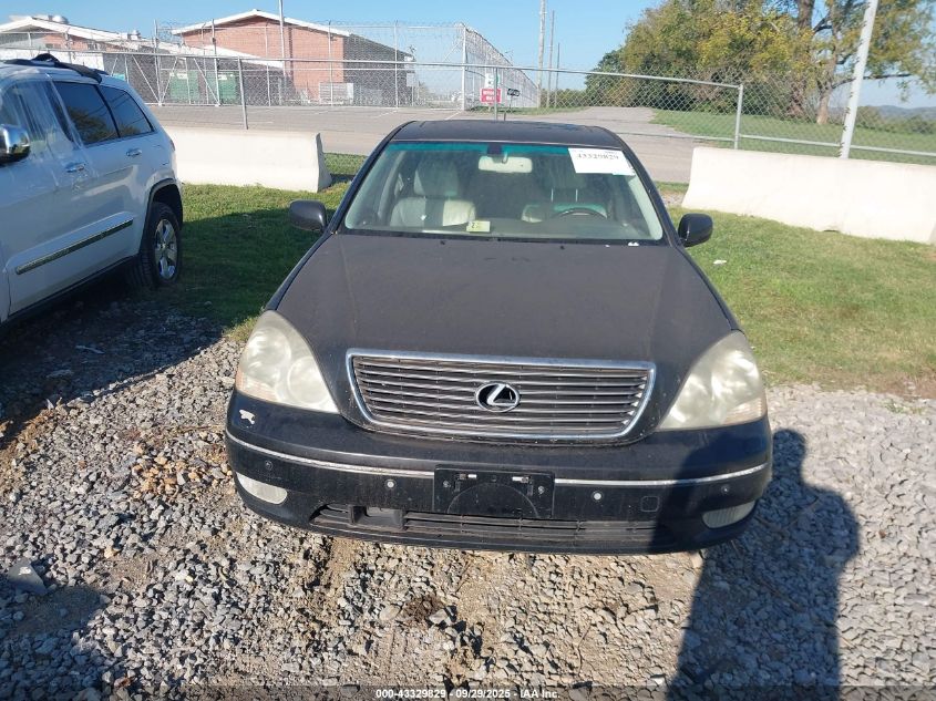 2001 Lexus Ls 430 VIN: JTHBN30F510024973 Lot: 43329829