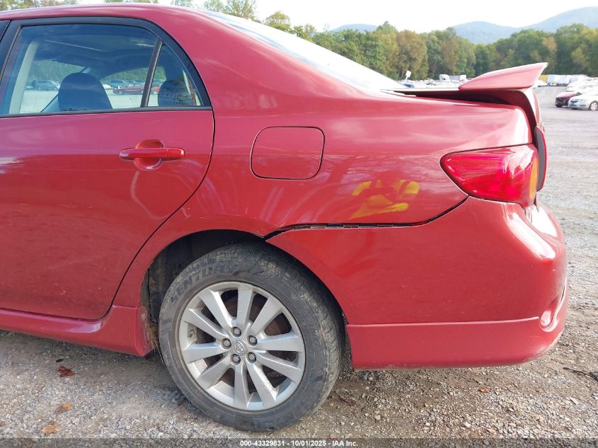 2009 Toyota Corolla S VIN: 2T1BU40E49C031366 Lot: 43329831