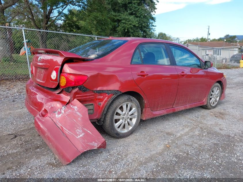2009 Toyota Corolla S VIN: 2T1BU40E49C031366 Lot: 43329831