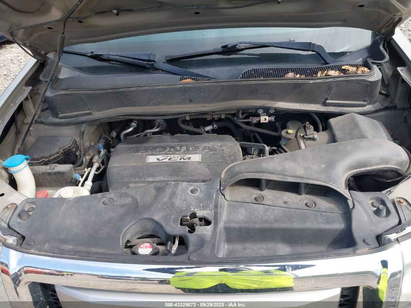 2010 Honda Pilot Ex-L VIN: 5FNYF4H51AB016476 Lot: 43329873