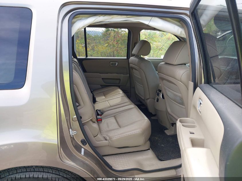 2010 Honda Pilot Ex-L VIN: 5FNYF4H51AB016476 Lot: 43329873