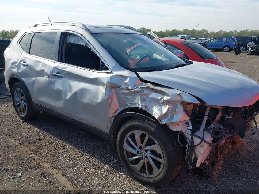 2015 Nissan Rogue Sl VIN: 5N1AT2MV1FC826436 Lot: 43329878