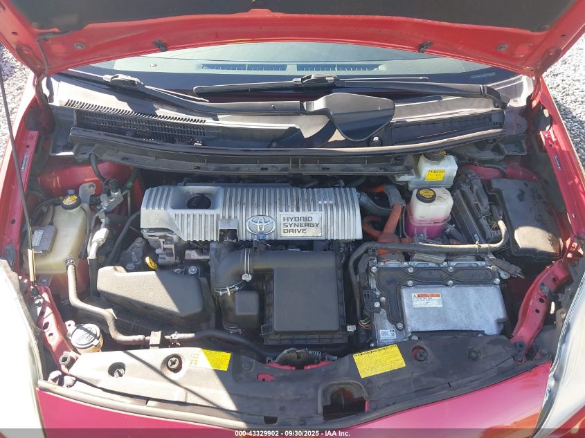 2012 Toyota Prius Two VIN: JTDKN3DU7C1594013 Lot: 43329902