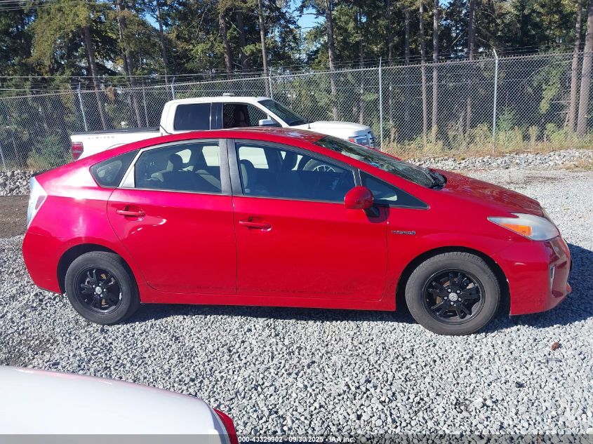 2012 Toyota Prius Two VIN: JTDKN3DU7C1594013 Lot: 43329902