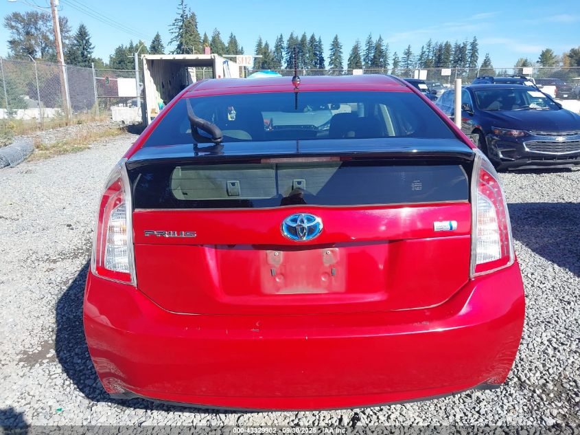 2012 Toyota Prius Two VIN: JTDKN3DU7C1594013 Lot: 43329902