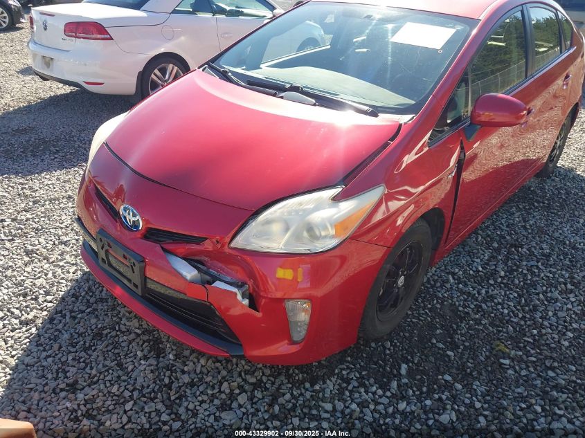 2012 Toyota Prius Two VIN: JTDKN3DU7C1594013 Lot: 43329902