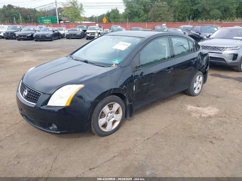2008 Nissan Sentra 2.0S VIN: 3N1AB61E38L720485 Lot: 43329928
