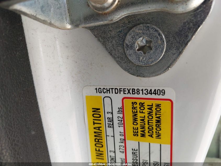 2011 Chevrolet Colorado 2Lt VIN: 1GCHTDFEXB8134409 Lot: 43329944