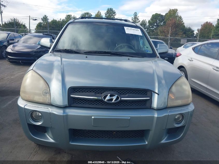 2006 Hyundai Tucson Gls/Limited VIN: KM8JN12D56U426999 Lot: 43329949