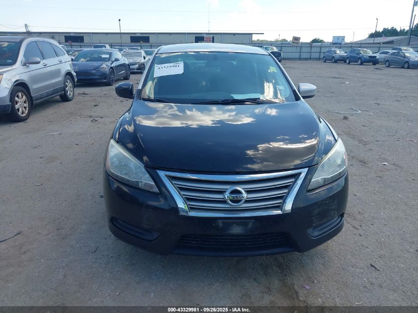 2013 Nissan Sentra S VIN: 3N1AB7AP7DL759808 Lot: 43329981