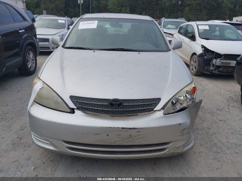 2004 Toyota Camry Le VIN: 4T1BE32K34U820920 Lot: 43330046